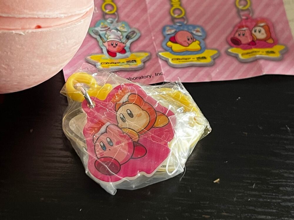 Kura Sushi x Kirby Limited Acrylic Charm Waddle Dee w/ Pedestal Gashapon NEW
